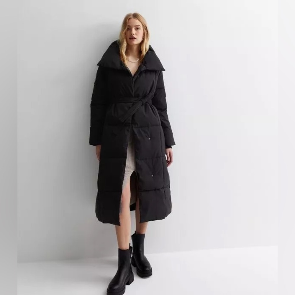 Cameo Rose Maxi Puffer Coat - New